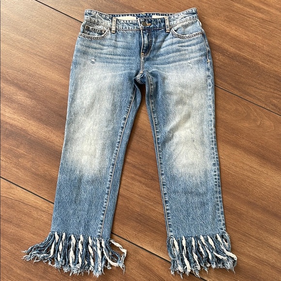 Pilcro and the Letterpress Denim - Pilcro and the Letterpress, hyphen, size 26, Frayed Hem denim Jeans